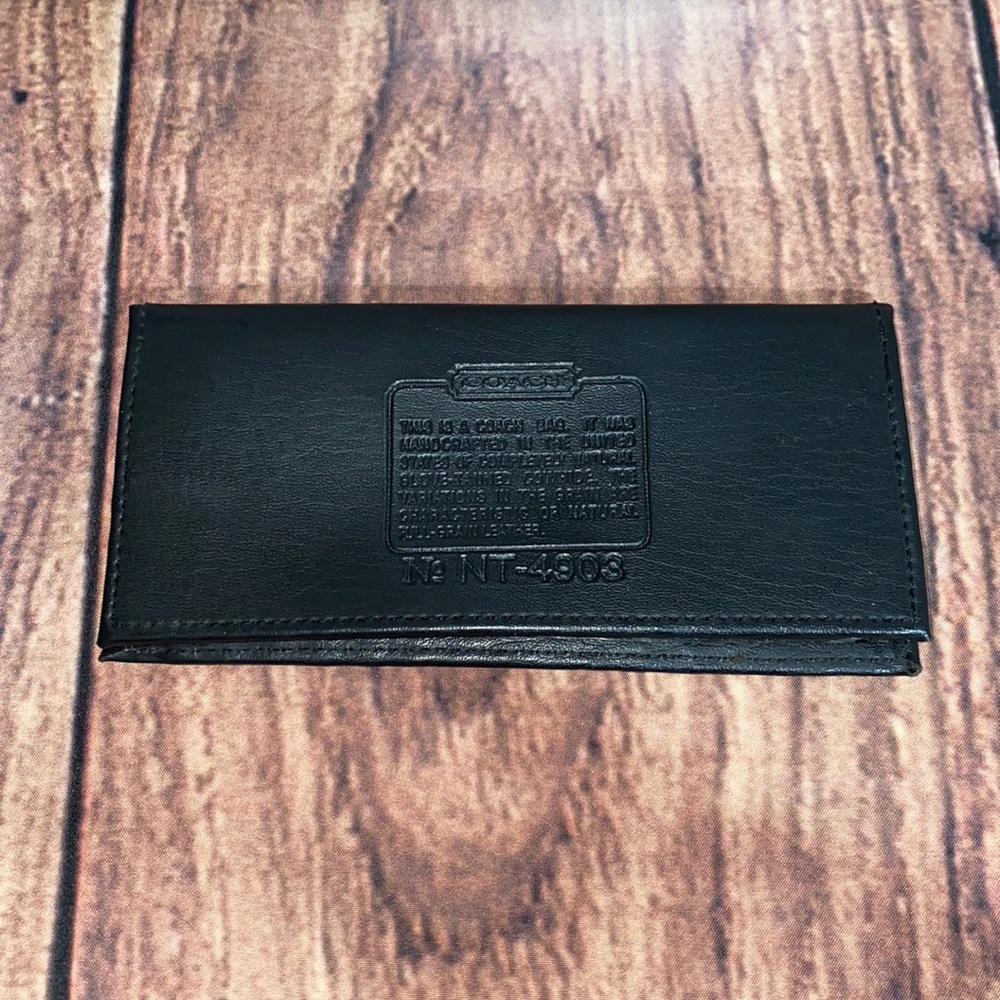 Coach Checkbook cover